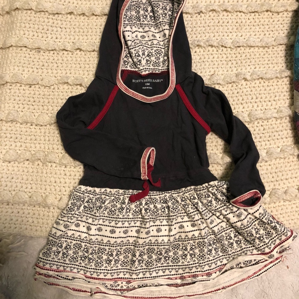 Burt’s Bees Baby Organic Cotton Hooded Dress